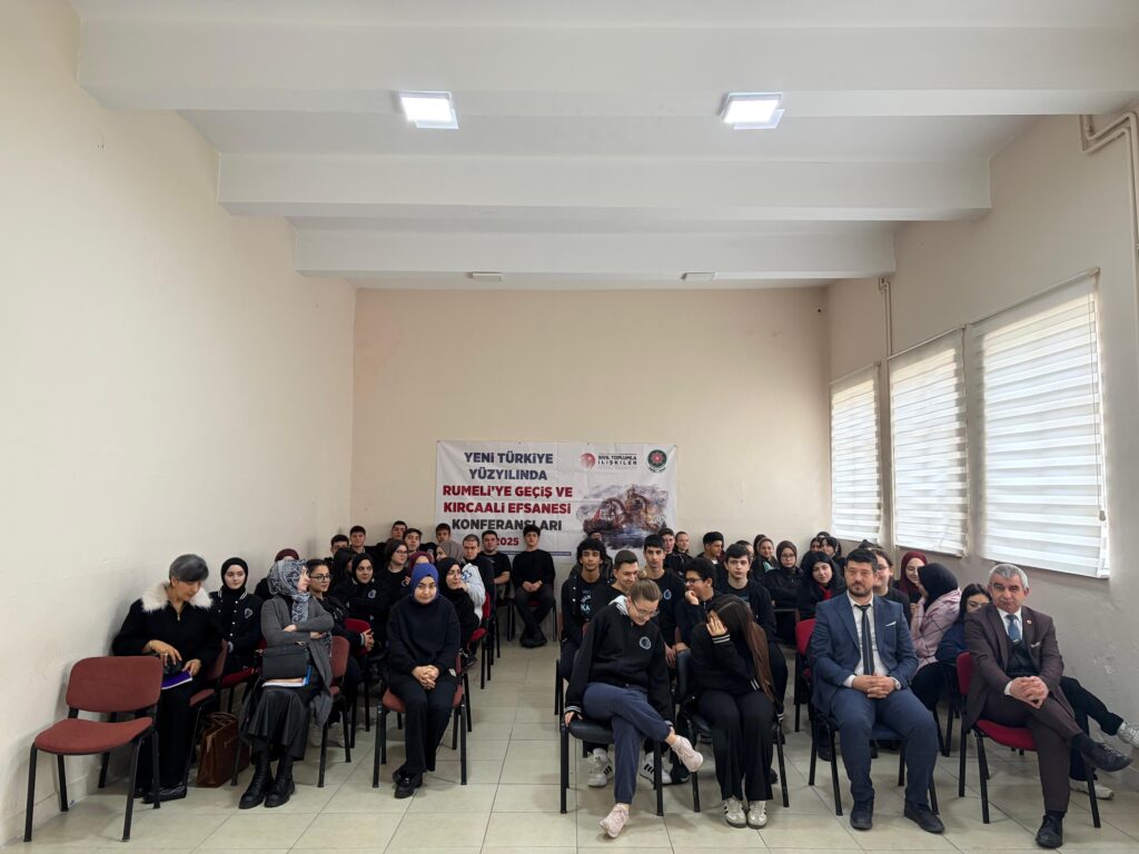 BULTÜRK Derneği Kırklareli İmam Hatip Lisesi’nde Rumeli’ye Geçiş Konferansı ve Kırcaali Efsanesi Belgesel Gösterimi Düzenledi